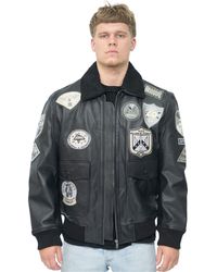 Infinity Leather - Top Gun A2 Bomber Jacket-San Diego - Lyst