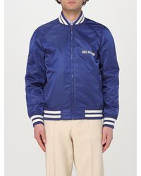 Valentino - Satin Bomberjack Met Geborduurd Logo - Lyst