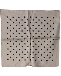 Dolce & Gabbana - Polka Dot Square Handkerchief Scarf - Lyst