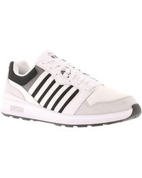 K-swiss - Trainers Rival Leather Lace Up Leather (Archived) - Lyst