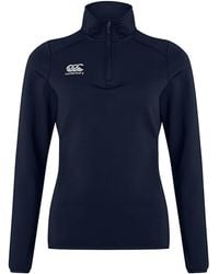 Canterbury - Ladies Club Quarter Zip Training Midlayer - Lyst