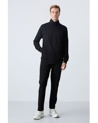 TOMMY LIFE - Zip-Collar Sweatshirt And Pants Set - Lyst