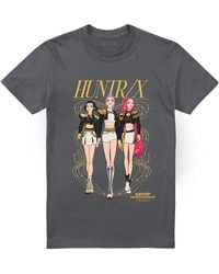 K-Pop Demon Hunters - Adult Huntrix Golden Sparkle T-Shirt - Lyst