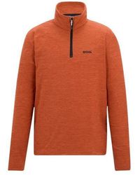Regatta - Thompson Marl Half Zip Fleece Jacket (Rusty) - Lyst