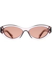 Prada - Oval Transparent Peach Light Pr26Zs - Lyst