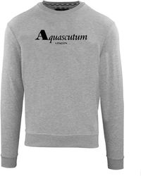 Aquascutum - Lacoste Lettering Crew Neck Long Sleeve Sweatshirt - Lyst