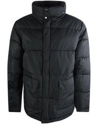 Aquascutum - Active Puffer Zwarte Jas - Lyst