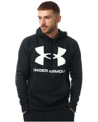 Under Armour - Ua Rival Fleece Big Logo Hoodie - Lyst