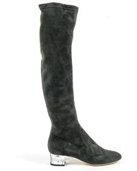 Versace 19.69 Abbigliamento Sportivo - V High Boot 3123667 Camoscio Verde Fermo - Lyst