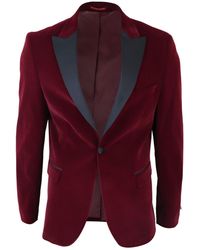 TruClothing - Velvet Dinner Tuxedo Suit Jacket Blazer - Lyst