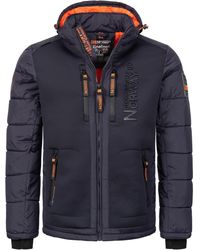 GEOGRAPHICAL NORWAY - Jas Winter Beachwood Blauw - Lyst