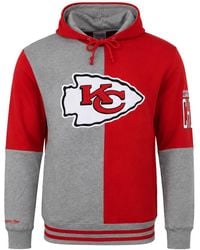 Mitchell & Ness - Nfl Kansas City Chiefs Split Color Hoodie - Lyst