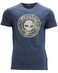 Timberland - Printed T Shirts Crew Neck Summer Top Short Sleeve Premium Tee - Lyst
