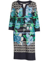 Betty Barclay - Jurk Met All Over Print Donkerblauw - Lyst