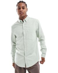 ASOS - Brushed Oxford Regular Shirt - Lyst