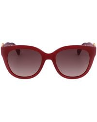 Moschino - Sf Lens Buckled Legs Sunglasses - Lyst