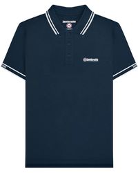 Lambretta - Ss25 Gebrandmerkt Mouwen Poloshirt (marine) - Lyst
