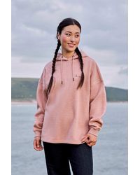 Mountain Warehouse - 'Amber' Relaxed Hoodie With Elasticated Cuffs & Hem Cosy Pullover Cotton - Lyst
