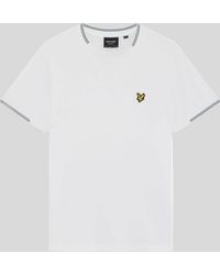 Lyle & Scott - Fine Cotton Tipped T-Shirt - Lyst