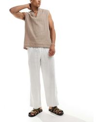 Cotton On - Baggy Linen Trouser - Lyst