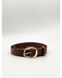 SVNX - Irregular Oval Buckle Belt - Lyst