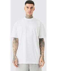 BoohooMAN - Tall Oversized Extended Neck T-shirt - Lyst