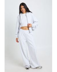 Boohoo - Tall Pintuck Detail Straight Leg Jogger - Lyst