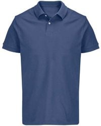Sol's - Adult Pacific Pique Twin Needle Stitch Polo Shirt (Denim) - Lyst