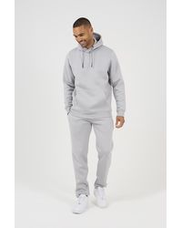 Brave Soul - Crossover Neck Hoodie And Joggers Set - Lyst
