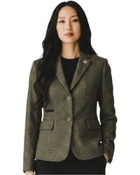 TruClothing - Tailored Check Tweed Blazer Formal Jacket - Lyst