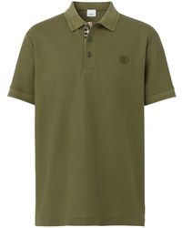 Burberry - Branded Circle Logo Polo Shirt - Lyst