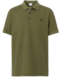 Burberry - Branded Circle Logo Polo Shirt - Lyst