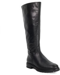 Dune - Wftayah Wide Fit Leather Knee High Boots - Lyst