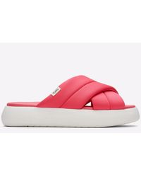 TOMS - Alpargata Mallow Crossover Slide Mixed Material - Lyst