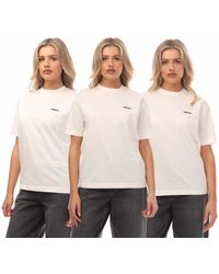 Ambush - T-Shirt Für Damen(3Er-Pack) /Schwarz) - Lyst