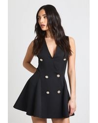 Boohoo - Fit & Flare Tailored Blazer Dress - Lyst