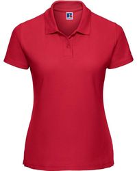 Russell - Ladies Classic Plain Polycotton Polo Shirt (Classic) - Lyst