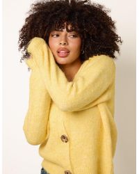 Blue Vanilla - Tone Flower Embossed Button Cardigan - Lyst