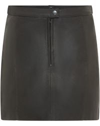 Infinity Leather - Biker Pencil Short Mini Skirt - Lyst