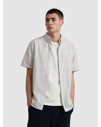 Farah - Stained Brewer Striped Shirt - Lyst