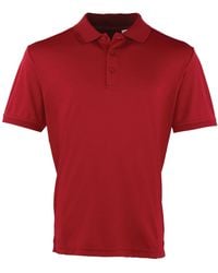 PREMIER - Coolchecker Pique Short Sleeve Polo T-Shirt - Lyst