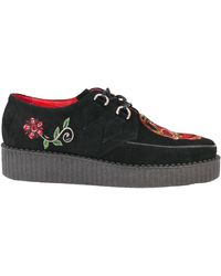 Jeffery West - Muse 'Memento Mori' Suede Skull Brothel Creeper Leather - Lyst