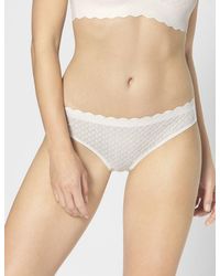 Sloggi - Zero Feel Lace Brazil Panty Brief - Lyst
