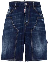 DSquared² - Dark Semplice Carpenter Shorts Cotton - Lyst