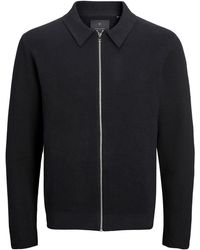 Jack & Jones - And Stitch Knit Shirt Collar Jacket - Lyst