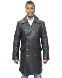 Infinity Leather - Cowhide Peacoat-Cordoba - Lyst