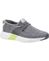 HEYDUDE - Sirocco Sport Mode Nylon Heather/Charcoal Trainers - Lyst