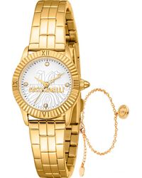 Just Cavalli - Jc1L328M0055 Ladies Mini Raffinata Watch And Bracelet Gift Set - Lyst