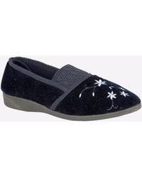 Zedzzz - Joanna Embroidered Slippers - Lyst