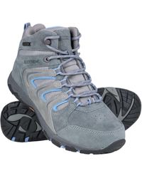 Mountain Warehouse - 'Aspect' Waterproof Boots High Traction Outsole Hiking Shoes Leather - Lyst